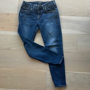 Silver Jeans (Suki) Women's Dark Blue Skinny Jeans